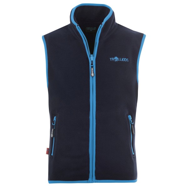 Trollkids - Kid's Arendal Vest - Fleeceweste Gr 164 blau von Trollkids