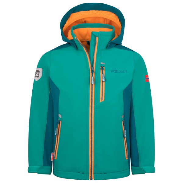 Trollkids - Kid's Balestrand Jacket - Softshelljacke Gr 164 türkis von Trollkids