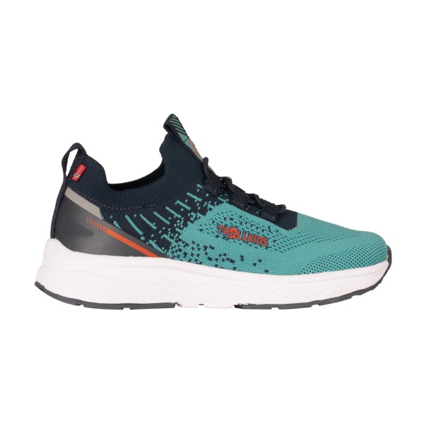 Trollkids - Kid's Balestrand Sneaker - Freizeitschuhe Gr 29 dusty turquoise /orange Trollkids - Kid's Balestrand Sneaker - Freizeitschuhe Gr 29 dusty turquoise /orange von Trollkids