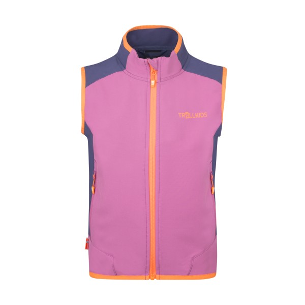 Trollkids - Kid's Balestrand Vest - Windweste Gr 176 rosa von Trollkids