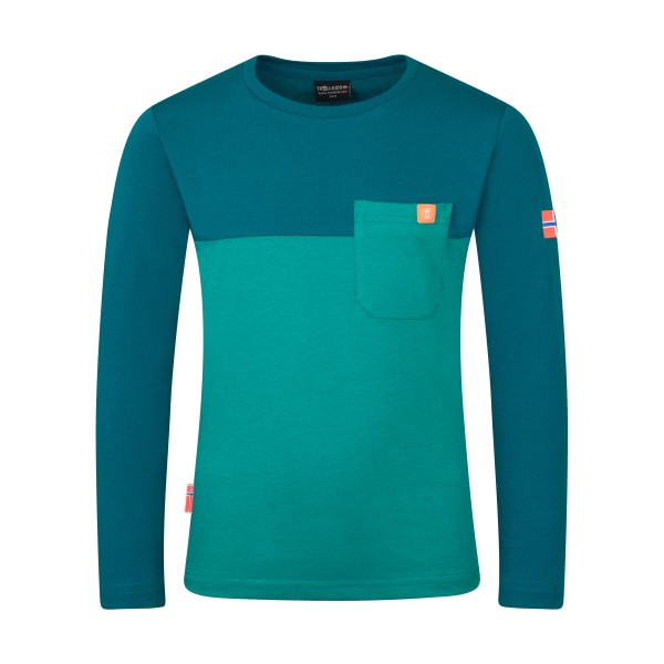 Trollkids - Kid's Bergen Longsleeve - Longsleeve Gr 140 türkis Trollkids - Kid's Bergen Longsleeve - Longsleeve Gr 140 türkis von Trollkids