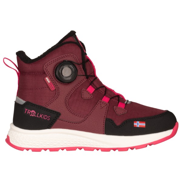 Trollkids - Kid's Bergen Winter Mid Cut - Winterschuhe Gr 32 rot von Trollkids