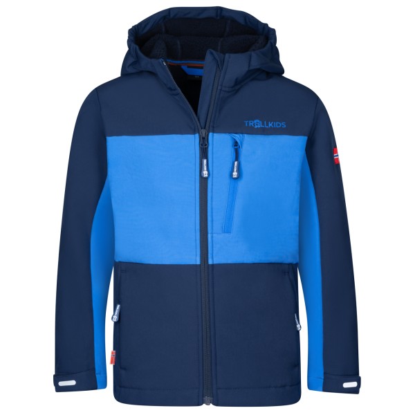 Trollkids - Kid's Bergsfjord Winter Softshell Jacket - Softshelljacke Gr 110 blau von Trollkids