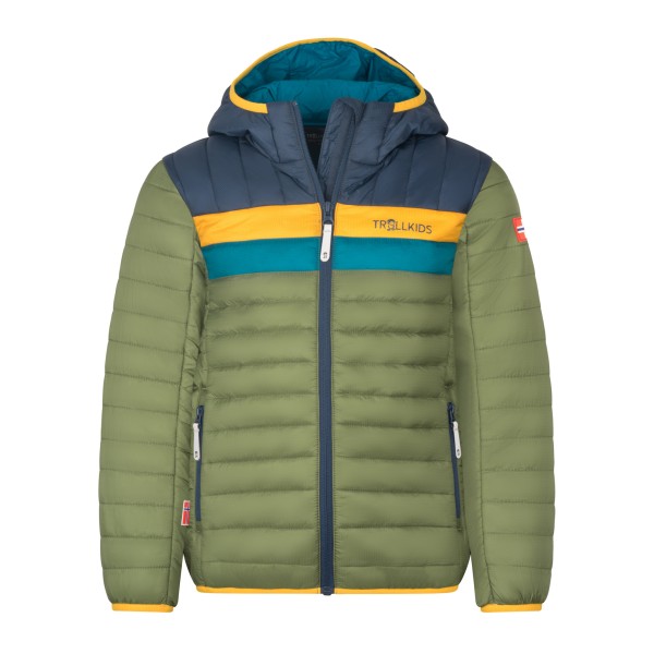 Trollkids - Kid's Eikefjord Jacket - Kunstfaserjacke Gr 116 oliv von Trollkids