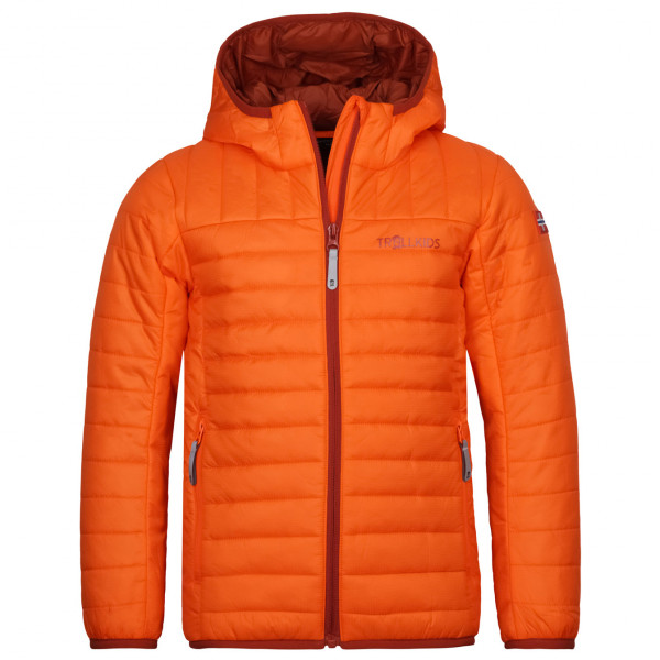 Trollkids - Kid's Eikefjord Jacket - Kunstfaserjacke Gr 140 rot/orange von Trollkids
