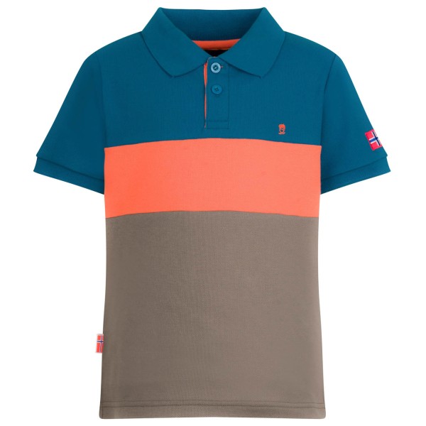 Trollkids - Kid's Eikefjord Polo - Polo-Shirt Gr 128 bunt von Trollkids