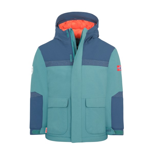 Trollkids - Kid's Finnmark Jacket XT - Winterjacke Gr 164 türkis von Trollkids