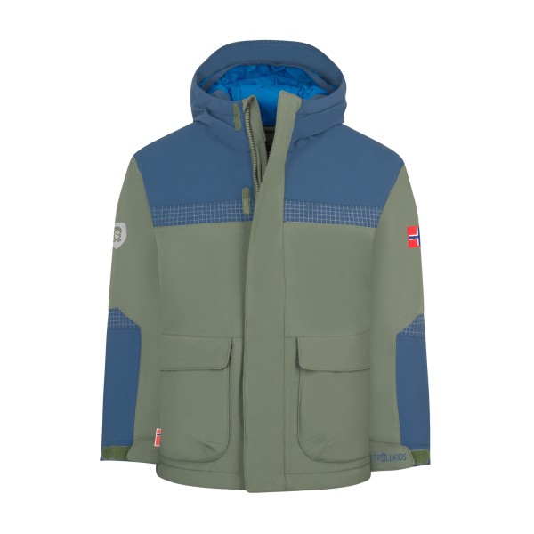 Trollkids - Kid's Finnmark Jacket XT - Winterjacke Gr 176 oliv von Trollkids