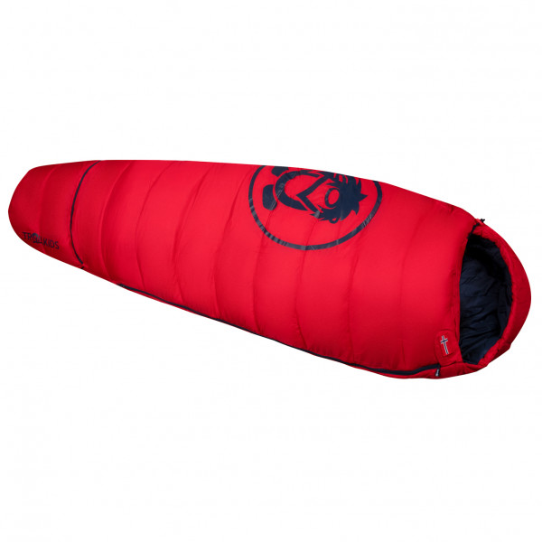 Trollkids - Kid's Fjell Dreamer II Extendable - Kinderschlafsack Gr 160-190 x 68 x 45 cm - User height: 130-170 cm rot von Trollkids