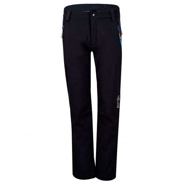 Trollkids - Kid's Fjell Softshell Pant - Softshellhose Gr 92 schwarz von Trollkids