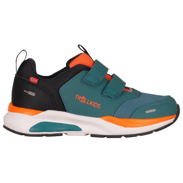 Trollkids - Kid's Flekkefjord Hiker - Freizeitschuhe Gr 26 blau/rot von Trollkids