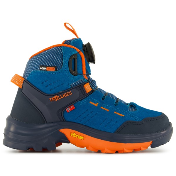 Trollkids - Kid's Gjende Hiker Mid - Wanderschuhe Gr 32 blau von Trollkids