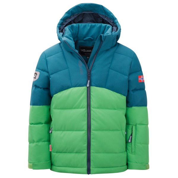 Trollkids - Kid's Gryllefjord Jacket - Winterjacke Gr 128 grün von Trollkids