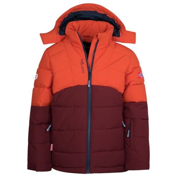 Trollkids - Kid's Gryllefjord Jacket - Winterjacke Gr 92 rot von Trollkids