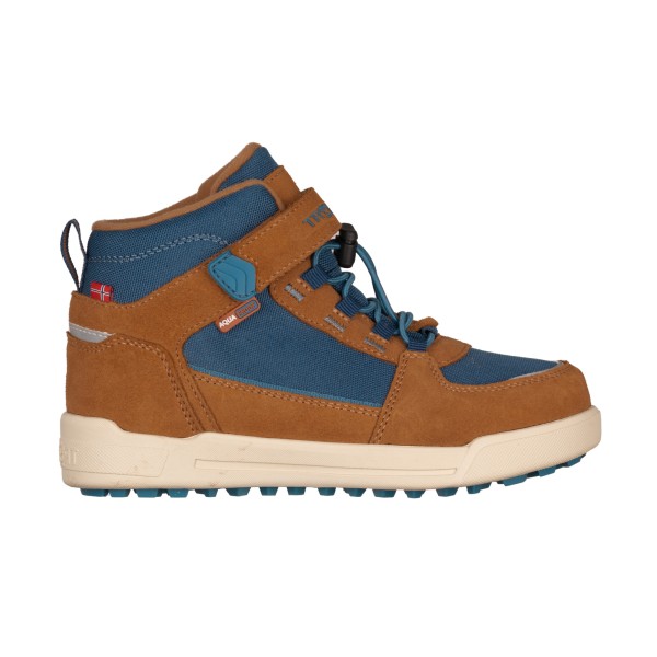 Trollkids - Kid's Gryllefjord Mid Cut - Freizeitschuhe Gr 28 almond /blau von Trollkids