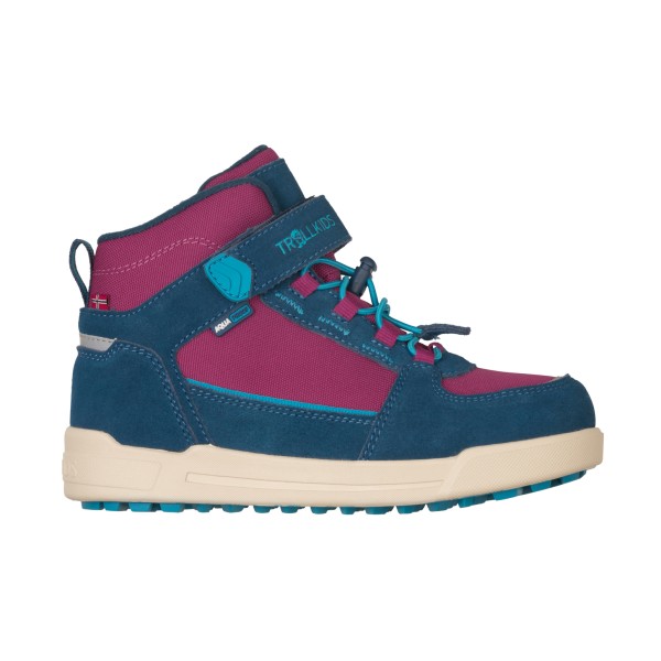 Trollkids - Kid's Gryllefjord Mid Cut - Freizeitschuhe Gr 32 bright berry / dark turquoise von Trollkids