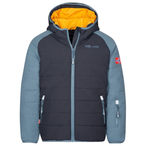 Trollkids - Kid's Hafjell Snow Jacket Pro - Skijacke Gr 164 grau/blau von Trollkids