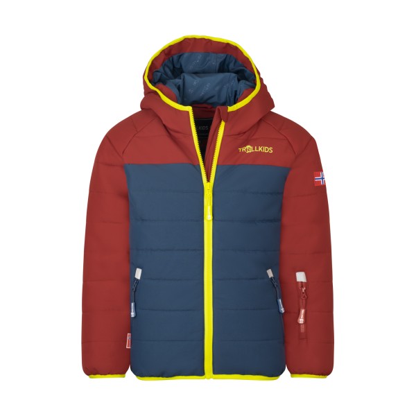 Trollkids - Kid's Hafjell Snow Jacket Pro - Skijacke Gr 176 blau/rot von Trollkids