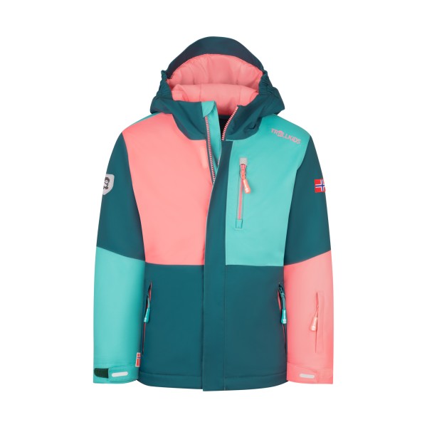Trollkids - Kid's Hallingdal Jacket - Winterjacke Gr 164 türkis von Trollkids