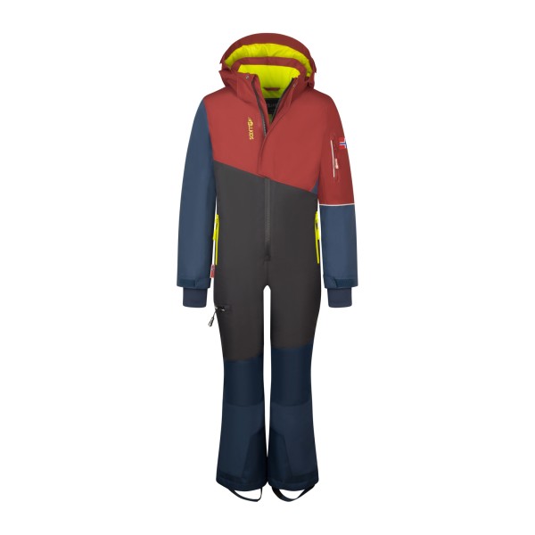 Trollkids - Kid's Hallingdal Snowsuit - Overall Gr 92 bunt von Trollkids