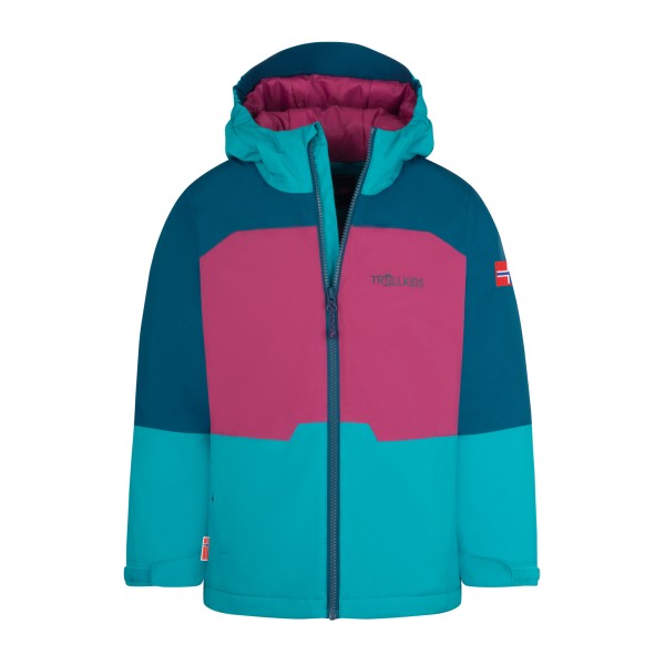 Trollkids - Kid's Hardanger Jacket - Winterjacke Gr 164 türkis von Trollkids