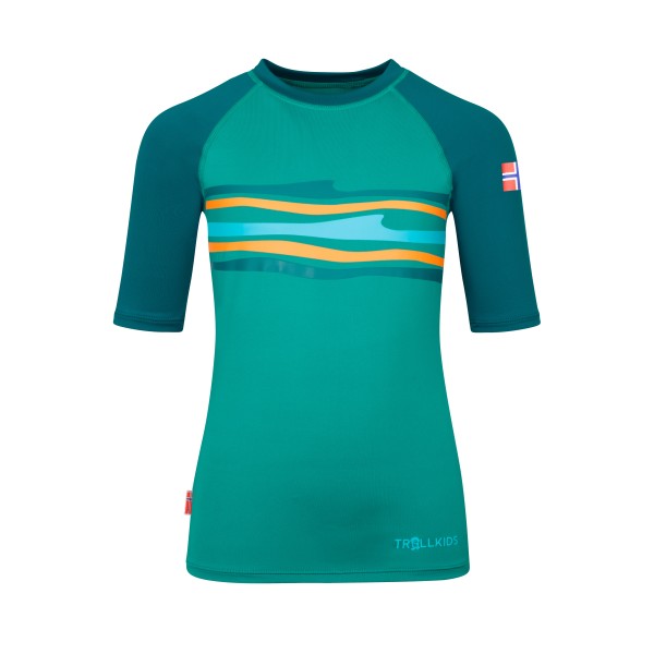 Trollkids - Kid's Haukland T - Lycra Gr 104 türkis Trollkids - Kid's Haukland T - Lycra Gr 104 türkis von Trollkids