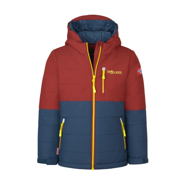 Trollkids - Kid's Hemsedal Snow Jacket XT - Skijacke Gr 98 blau/rot von Trollkids