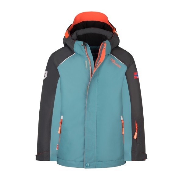 Trollkids - Kid's Holmenkollen Snow Jacket Pro - Skijacke Gr 98 türkis von Trollkids