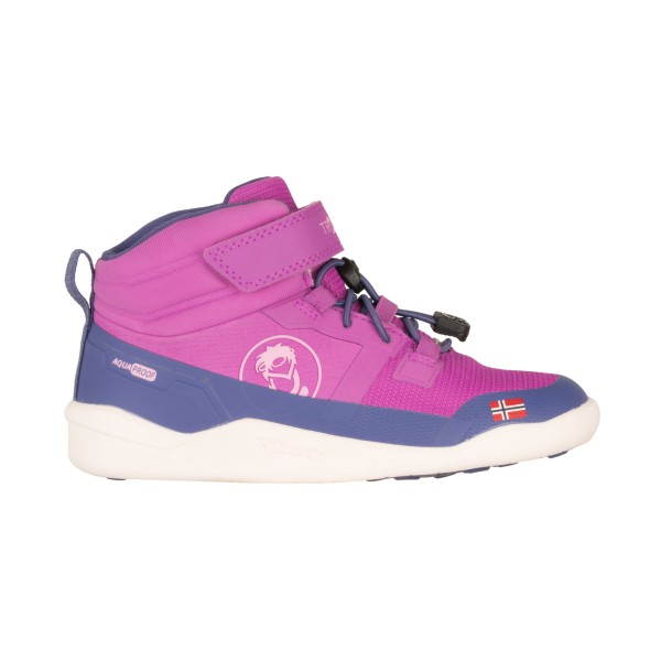 Trollkids - Kid's Hovden Barefoot Winter Hiker - Winterschuhe Gr 33 lila von Trollkids