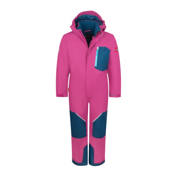 Trollkids - Kid's Isfjord Snowsuit XT - Overall Gr 92 rosa von Trollkids