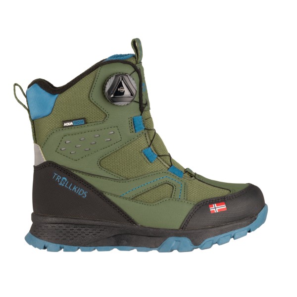 Trollkids - Kid's Kirkenes Winter Boots - Winterschuhe Gr 28 oliv von Trollkids