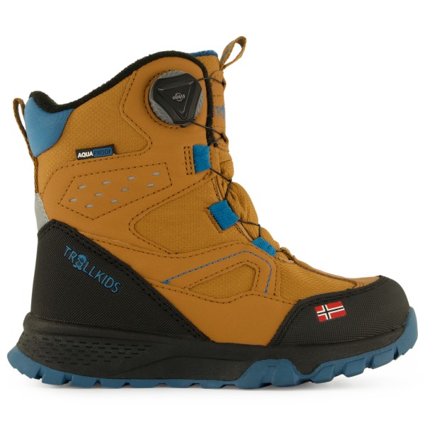 Trollkids - Kid's Kirkenes Winter Boots - Winterschuhe Gr 33 braun von Trollkids