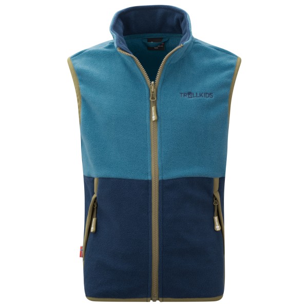 Trollkids - Kid's Kjerag Vest - Fleeceweste Gr 110 blau Trollkids - Kid's Kjerag Vest - Fleeceweste Gr 110 blau von Trollkids