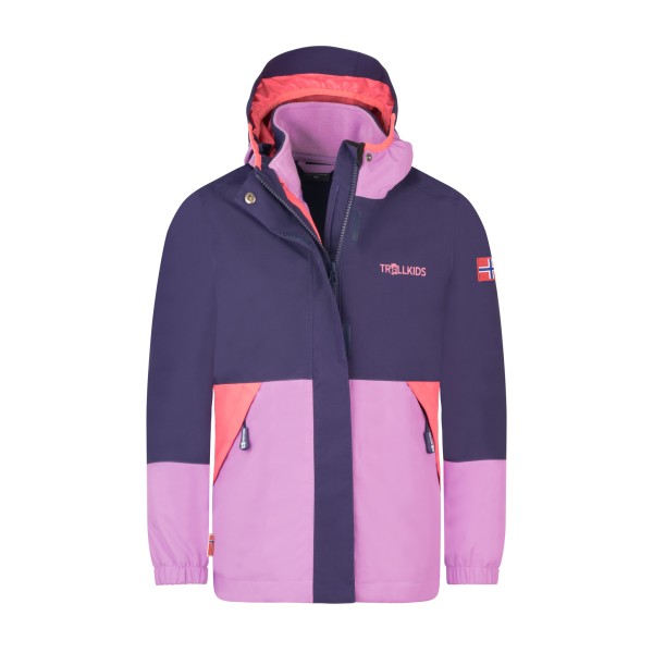 Trollkids - Kid's Kjerak 3in1 Jacket - Doppeljacke Gr 164 bunt von Trollkids
