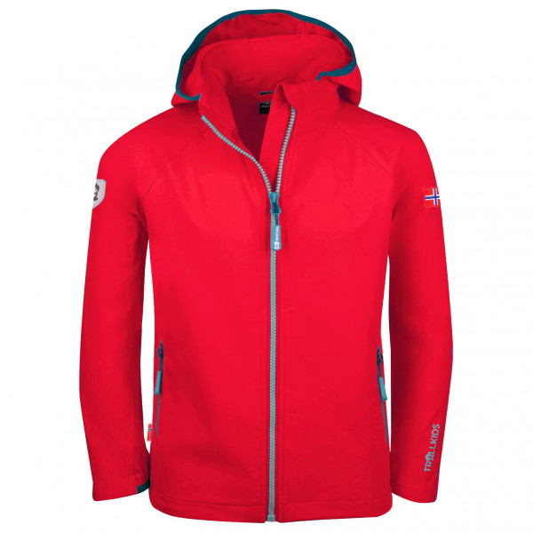 Trollkids - Kid's Kvalvika Jacket - Softshelljacke Gr 176 rot Trollkids - Kid's Kvalvika Jacket - Softshelljacke Gr 176 rot von Trollkids