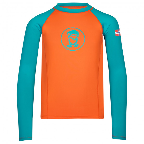 Trollkids - Kid's Kvalvika Shirt - Funktionsshirt Gr 152 orange/türkis von Trollkids