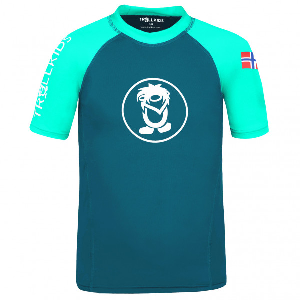 Trollkids - Kid's Kvalvika T - Funktionsshirt Gr 92 blau/türkis Trollkids - Kid's Kvalvika T - Funktionsshirt Gr 92 blau/türkis von Trollkids