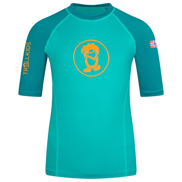 Trollkids - Kid's Kvalvika T - Funktionsshirt Gr 92 türkis Trollkids - Kid's Kvalvika T - Funktionsshirt Gr 92 türkis von Trollkids