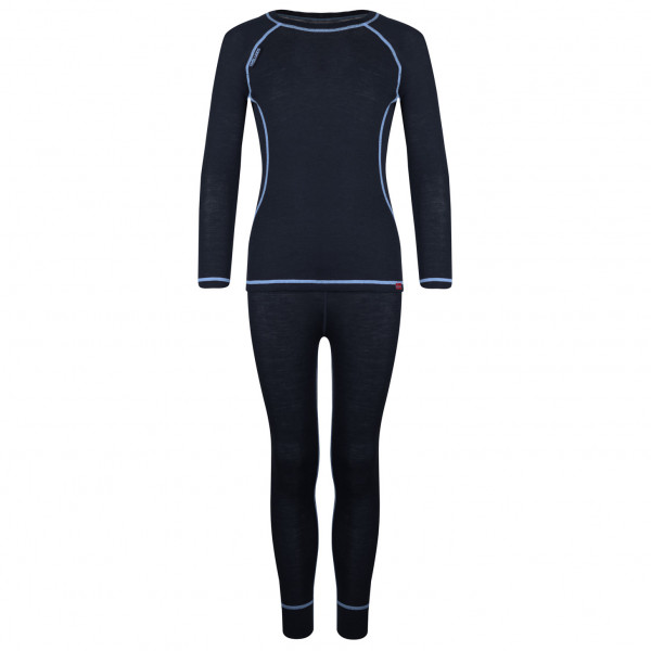 Trollkids - Kid's Merino Baselayer Set - Merinounterwäsche Gr 164 blau von Trollkids