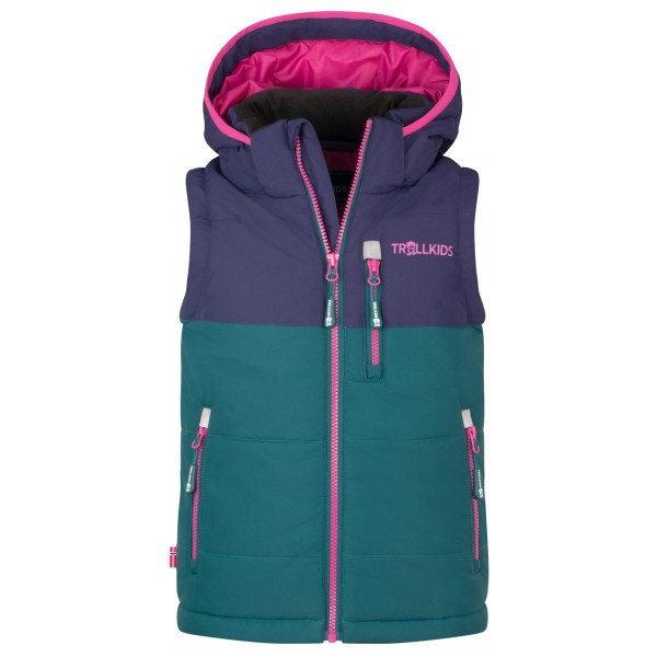 Trollkids - Kid's Narvik Vest XT - Kunstfaserweste Gr 140 bunt von Trollkids