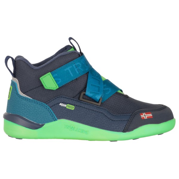 Trollkids - Kid's Nordfjord Barefoot Winter Hiker - Winterschuhe Gr 41 blau von Trollkids