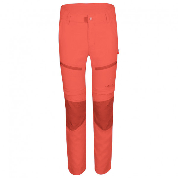 Trollkids - Kid's Nordfjord Zip-Off Pants Slim Fit - Trekkinghose Gr 158 rot von Trollkids