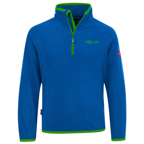 Trollkids - Kid's Nordland Half Zip - Fleecepullover Gr 176 blau von Trollkids