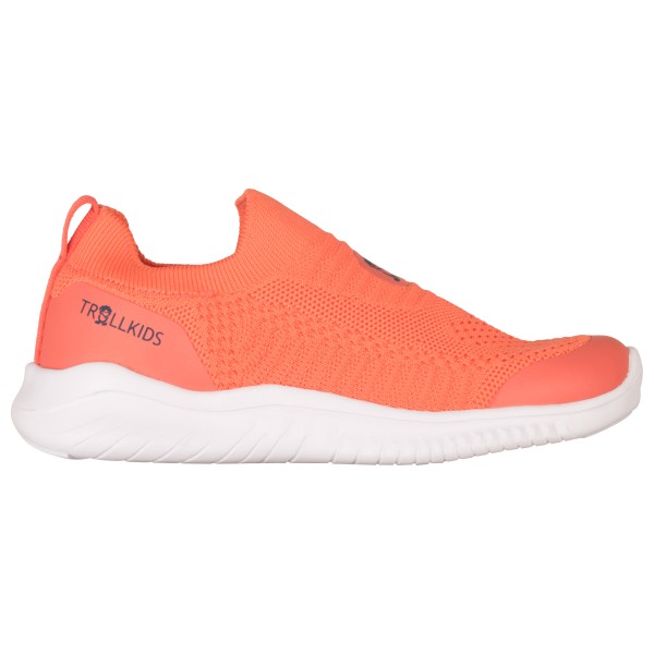 Trollkids - Kid's Oslo Sneaker XT - Freizeitschuhe Gr 26 mellow peach /blau von Trollkids