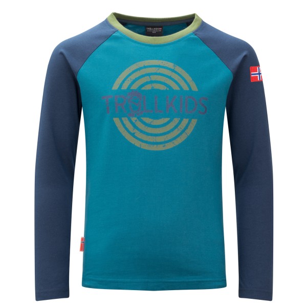 Trollkids - Kid's Preikestolen Longsleeve - Longsleeve Gr 152 türkis/blau Trollkids - Kid's Preikestolen Longsleeve - Longsleeve Gr 152 türkis/blau von Trollkids
