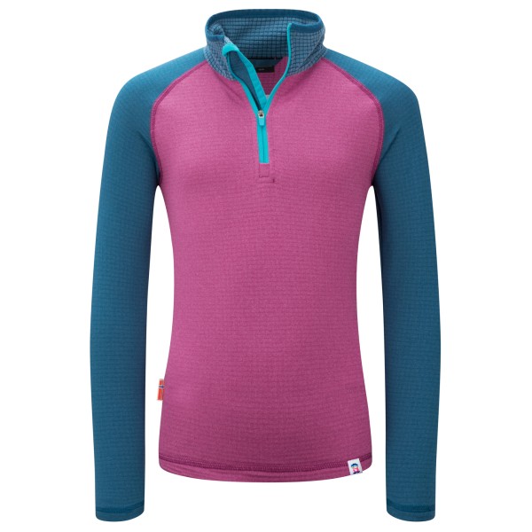 Trollkids - Kid's Rauland Half Zip - Fleecepullover Gr 128 bunt von Trollkids