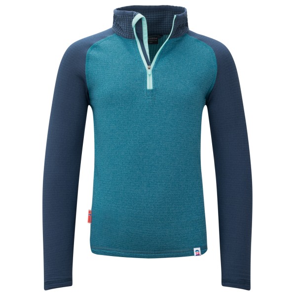 Trollkids - Kid's Rauland Half Zip - Fleecepullover Gr 152 blau/türkis von Trollkids