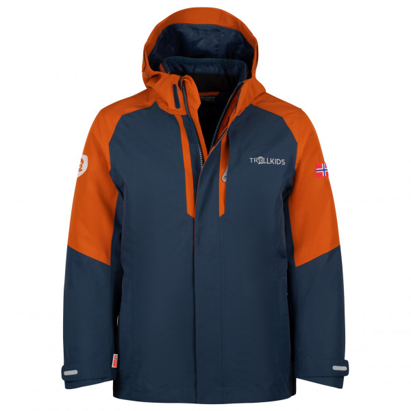 Trollkids - Kid's Skanden 3in1 Jacket - Doppeljacke Gr 110 blau von Trollkids