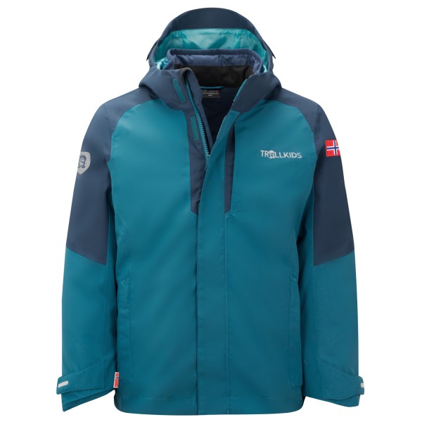 Trollkids - Kid's Skanden 3in1 Jacket - Doppeljacke Gr 164 blau/türkis von Trollkids