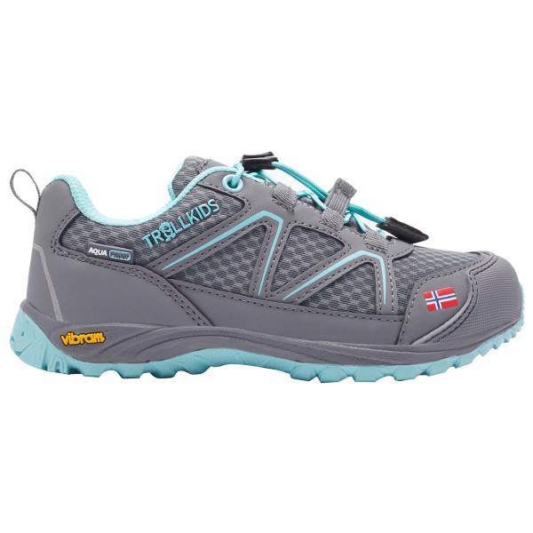 Trollkids - Kid's Skarvan Hiker Low - Multisportschuhe Gr 28;29;30;31;32;34;35;36;37;38;39;40 blau;grün;lila von Trollkids